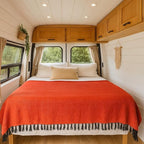 Open Road Goods Solid Color Mexican Yoga Blanket – Large Handwoven Throw for Yoga, Beach, Camping or Home – Soft and Durable Cotton Blend