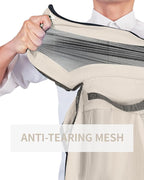 ECOHUB 7 Set Packing Cubes Tear-Resistant Luggage Packing Organizers with Number Icon for Travel Accessories Luggage Suitcase Machine Washable Packing Cubes (Beige)