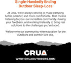 Crua Self Inflating Camping Mattress Sleeping Pad – Camping Air Mattress with Self-Inflating Valve, Quick and Easy Set Up, Ideal for All Weather and Hiking Backpacking