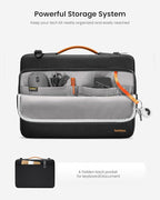 tomtoc 360 Protective Laptop Shoulder Bag for 15.6 Inch Lenovo IdeaPad Gaming 3, Acer Nitro 5 Gaming Laptop, ASUS 15.6-16 Inch ASUS Strix G16/G15, Dell XPS 17, Water-Resistant Accessory Carrying Case