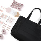 NISHEL Travel Puffy Tote Bag For Women, Ultra-Lightweight Large Tote Purse For Office Day And a Short Weekend Getaway