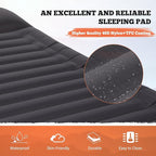 TOBTOS Double Sleeping Pad for Camping, Extra Thick 6" Camping Mattress 2 Person with Pillow Built-in Foot Pump, Inflatable Sleeping Mat for Camp, Backpacking, Hiking, Traveling