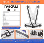 AYKRM 9 color High Visibility Reflective Vest Running Gear High Vis Adjustable Safety Vest