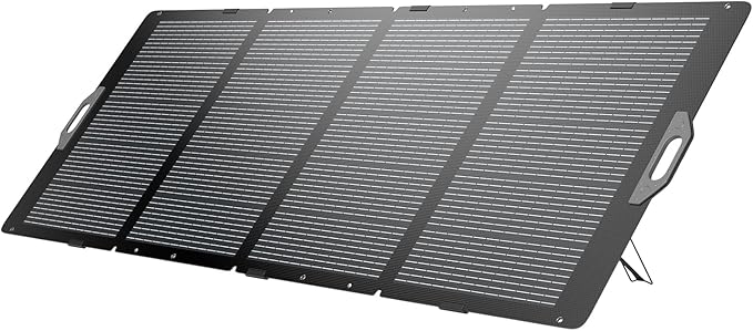 GRECELL 350W Portable Solar Panel for Power Station Generator, Foldable Solar Panel, 37.4V High-Efficiency Solar Charger 350W Power Backup with XT60/Anderson Output for Outdoor Van Camper Off-Grid