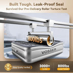 Air Mattress Queen with Built in Pump,Blow Up Mattress in 3 Mins,18'' Raised Self Inflatable Mattress,Portable Airbed for Home,Floor&Travel,Queen Size Air Matress for Adults,660LB Max,Silver