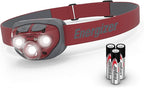 Energizer Vision HD+ LED Headlamp, Water Resistant Bright Headlamp with Digital Focus, Camping Gear and Emergency Light, Batteries Included, Pack of 1