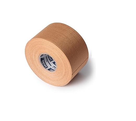 Leukotape P Adhesive Strapping Tape – for Sports Injuries, Strains and Sprains - 1.5 in x 15 yds, Tan, (1 Roll)