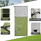 REDCAMP Ultra Lightweight Sleeping Bag for Backpacking, Hiking, Comfort for Adults Warm Weather, with Compression Sack