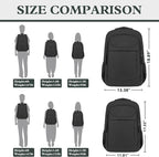 Travel Laptop Backpack, Travel Backpack For Women, Business Anti Theft Slim Sturdy Laptops Backpack, 15.6” Water Resistant College School Computer Bag Gift for Men & Women, Black