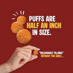 Twin Peaks Protein Puffs - (Mesquite Barbecue), Keto Friendly, Low Carb Snack (300g, 21g Protein, 2g Net Carbs, High Protein, Healthy Crunchy Snack)