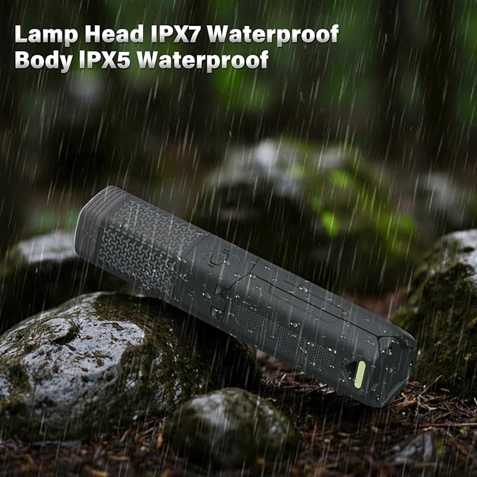 Telescopic Camping Light - 10500mAh Rechargeable Camping Lantern with Storage Bag, Dimmable Magnetic Tent Lamp, Waterproof Camp Light Outdoor Work Emergency Lights for Home Power Outage, Hiking -Gray