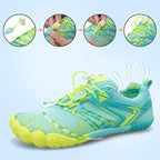 L-RUN Barefoot Water Shoes Women Mens Aqua Sock Athletic Hiking Water Sports Shoes for Swim Beach Pool Sand Diving Walking