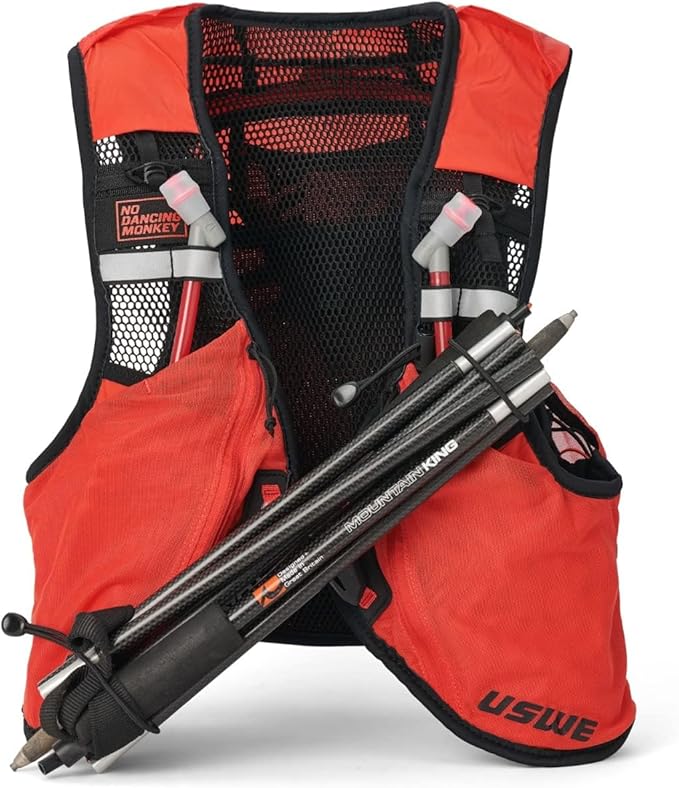 USWE Pace - Running Vest Hydration Pack with 2 x 500ml UltraFlask, Backpack for Men and Women