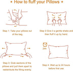 NTBAY Tiny Pillows, Down Alternative 7"x11" Microfiber Mini Pillows for Travel, Pets, Soft Machine Washable Small Pillow for Neck, Wrist, Lumbar and Knee, Dark Brown