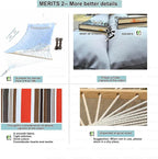 Mesh Hammock,Cotton Rope hammocks with Pad Chains Hooks Tree Straps fit Stands from 9' to 15' for Outside Indoor Patio Yard