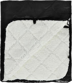 REDCAMP Large Warm Camping Blanket with Sherpa Lining, Cold Weather Warm Outdoor Blanket Waterproof and Windproof for Camping Stadium, Machine Washable 59"x79" White