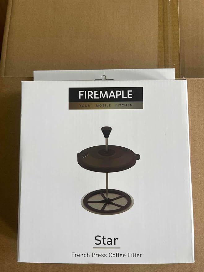 Firemaple Star French Press Coffee Filter, Suitable for X1, X2, X3 camping stove