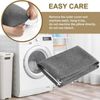 Ivellow Memory Foam Travel Pillow Compressible Camping Pillow for Sleeping Shredded Memory Foam Pillow Compact Firm Supportive Travel Pillow for Adults Kids Outdoor Backpacking Hiking Essential Gear-S