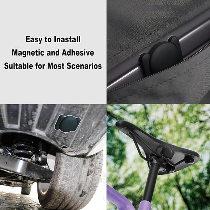 Car GPS Tracker for Vehicles Worldwide GPS Tracker for Vehicles Work with Find My (iOS Only), Car Vehicle Tracking Anti-Lost Locator with App for Cars, Wallet, Pets, Luggage