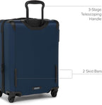 TUMI - Aerotour 4 Wheel Expandable Luggage - Men's and Women's Lightweight Business and Leisure Travel Suitcase - 21.75" Continental Expandable Carry-On, Navy