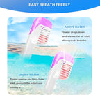 Kids Snorkel Mask, Full Face Snorkel Mask for Kids 4-16, 180 HD View Anti-Fog Anti-Leak Snorkel Mask for Kids Snorkel Set Snorkeling Gear for Kids