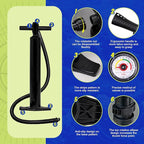 FunWater Inflatable Stand Up Paddle Board with Premium SUP Paddleboard Accessories, Anti-Slip EVA Deck, 11'/10'6'' Paddle Boards for Adults & Youth of All Skill Levels