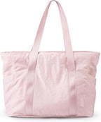 BAGSMART Tote Bag for Women, Tote Bag with Zipper Work Tote with Compartments Nurse Shoulder Hanbag for Travel, Gym