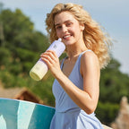 BOTTLE BOTTLE Insulated Water Bottle 24oz with Straw Lid and Handle for Sports Travel Gym Stainless Steel Water Bottles Double-Wall Vacuum Metal Leak Proof BPA-Free