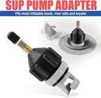 2Pack SUP Pump Adaptor, Universal Inflatable Boat SUP Pump Converter Air Valve Adapter