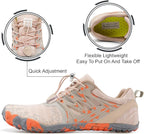 L-RUN Barefoot Water Shoes Women Mens Aqua Sock Athletic Hiking Water Sports Shoes for Swim Beach Pool Sand Diving Walking