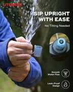 UTOBEST 200ml Soft Flask, 2 Pack Flexible TPU Hydration Water Bottle, Collapsible with 28mm Caliber for Running, Hiking, Cycling, Climbing, and Marathon Yellow