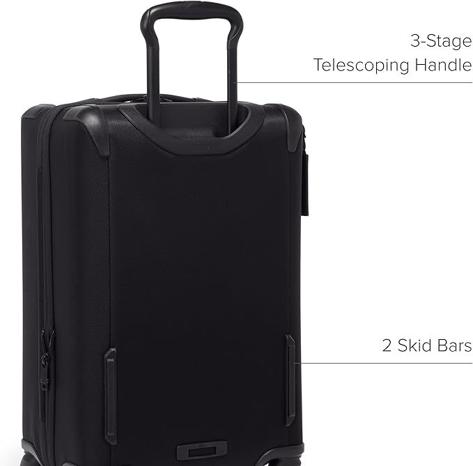 TUMI - Aerotour 4 Wheel Expandable Luggage - Men's and Women's Lightweight Business and Leisure Travel Suitcase - 21.75" International Expandable Carry-On, Black