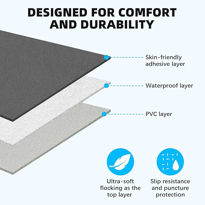 KMZ Inflatable SUV Air Mattress for Car, Truck & Camping – Portable Thickened Car Bed for Travel, Includes 2 Pillows & Electric Pump