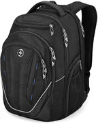 Swissdigital Design TSA Business Laptop Backpack For Men,Travel Backpack With USB Charging Port,College Tech Backpacks With RFID Pockets Presents For Men Fits 15.6 Inch Computer | J16BT-1