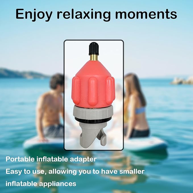 3pcs Sup Paddle Board Inflator Air Pump Adapter Adaptor Attachments for Inflatables Kayaks Boats Stand Up Paddleboard Valve Connector Accessories