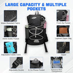 Hydration Backpack 20L Lightweight Breathable Water Backpack with 2L Water Bladder, Adjustable Chest Straps Running Hydration Vest for Cycling, Hiking, Climbing