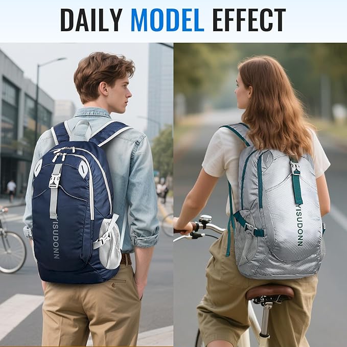 Hiking Backpack, 30L Lightweight Camping Water Resistant Large Hiking Bag Outdoor Travel Daypack for Men Wome