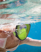 QingSong Full Face Snorkel Mask for Adults, Snorkeling Gear with Camera Mount, 180 Degree Panoramic View Snorkel Set Anti-Fog Anti-Leak