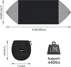 G4Free Large Camping Hammock with Mosquito Net 2 Person Pop-up Parachute Lightweight Hanging Hammocks Tree Straps Swing Bed for Outdoor Backpacking Backyard Hiking