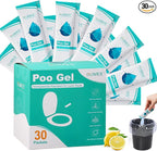 Lemon Portable Toilet Gel, Poo Gel for Potty, Camping Toilet Powder for Bucket, Eco Absorbent Gelling, Portable Urine Packets for Outdoor Recreation Suppliess(30)