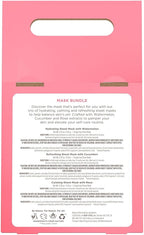 Burt's Bees Mothers Day Gifts, Face Mask Bundle Set, Hydrating Watermelon, Calming Rose, & Refreshing Cucumber, Face Sheet Masks for Single Use Skin Care, 99% Natural Origin, 3 Count, 0.33oz Each