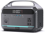 Portable Power Station 600W Surge, 288Wh (90,000mAh) LiFeP04 Battery, Solar Generator with 350W AC Outlets, 8.2LB Power Bank for Outdoor Camping, CPAP, Home & Emergency