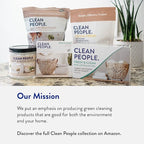 The Clean People Fragrance Free Laundry Detergent Sheets - Laundry Soap - Ultra Concentrated, Recyclable Packaging, Stain Fighting - Fragrance Free, 32 Pack