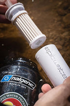 Epic Water Filters Nalgene OG Water Bottle with Filter, USA Made, BPA Free, Removes 99.99% Tap Water Contaminants, Forever Chemicals, Slate Blue, 48 oz