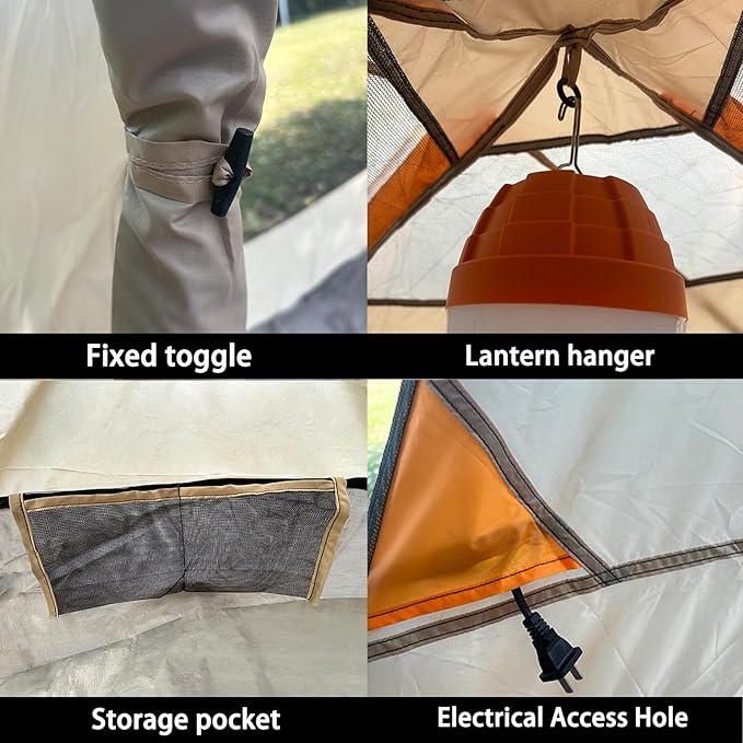 unp Camping Tent 2/3/4/6 Person Dome Tent, Easy to Set Up for Camping, Lightweight Camping Tent, Portable Camping Tent for Outdoor and Backpacking Beaches