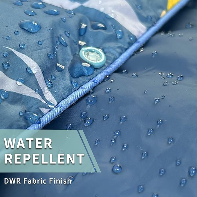 zzlamb Camping Blanket, Outdoor Lightweight Travel Blanket Puffy Portable Down Alternative, Windproof Warm Cloak with Snaps, Cozy Quilt Backpacking Picnic RV Plane Car Hammock Beach Climbing