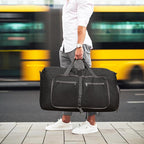 Vomgomfom Travel Duffle Bag for Men,65L 85L 115L Foldable Travel Duffel Bag with Shoes Compartment Overnight Bag for Men Women