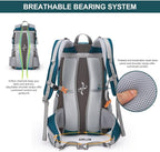 MOUNTAINTOP Hiking Backpack,Lightweight Travel Backpack for Men Women Outdoor Backpacking, Camping