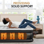 DIVON Air Mattress Full with Built in Pump,18’’High Blow Up Mattress Full with Wave Pattern,Self Inflation/Deflation Mattress in 3 Mins, Air Bed for Home&Camping,660lbs