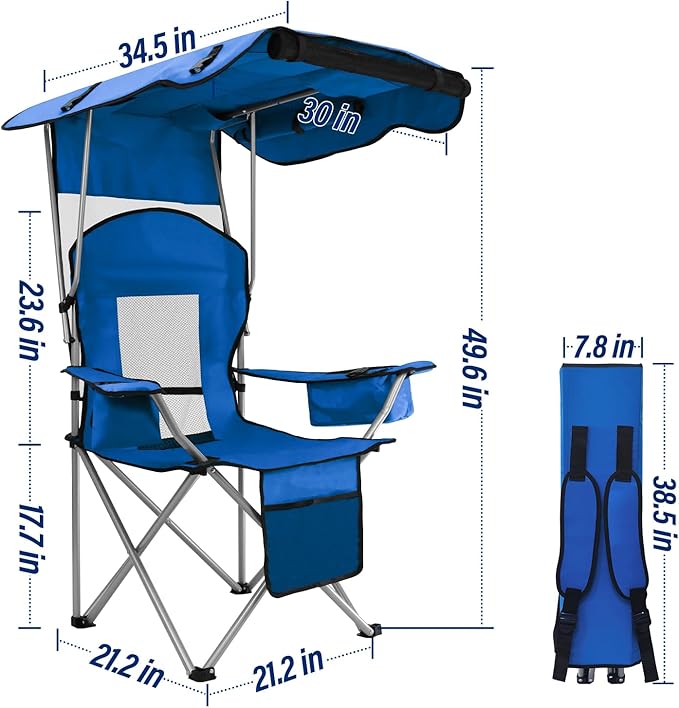 Camping Chair, Portable Folding Chair for Outdoor Indoor